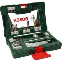 Bosch Heimwerken & Garten V-Line TiN-Bohrer- und Bit-Set, 48-teilig, Bohrer- & Bit-Satz grün, mit Magnetstab