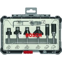 Bosch Professional Rand- und Kantenfräser-Set, 6-teilig 1/4"-Schaft