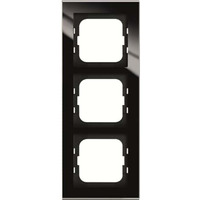 Busch-Jaeger Abdeckrahmen 3-fach, Abdeckung schwarz, Retail