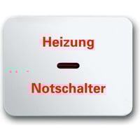 Busch-Jaeger Wippe mit Aufdruck Heizung-Notschalter Retail