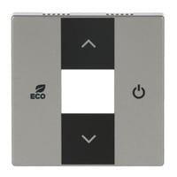 Busch-Jaeger Zentralscheibe RTR, Abdeckung edelstahl, Retail