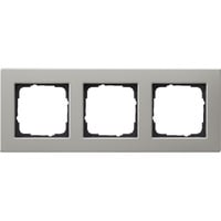 Gira Abdeckrahmen dreifach Edelstahl für flachen Einbau, Abdeckung edelstahl, Retail