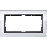 Gira Abdeckrahmen mit Zwischenrahmen, 2-fach weiß, Retail