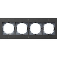 Gira Abdeckrahmen vierfach TX44, Abdeckung anthrazit, Retail