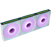 Lian Li UNI FAN SL-INF FLEX 120 Wireless, Gehäuselüfter weiß, Reverse, 3er Pack mit Controller, 120 mm