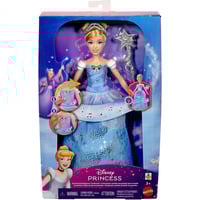 Mattel Disney Prinzessin Cinderella-Modepuppe im bezaubernden Ballkleid mit Licht und Geräuschen