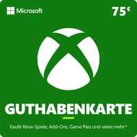 Microsoft Xbox Guthabenkarte 75 €, Gamecard 
