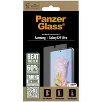 PanzerGlass All-in-One Displayschutz , Schutzfolie transparent, Samsung Galaxy S25 Ultra, Ultra Wide Fit, EasyAligner