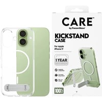 PanzerGlass CARE Kickstand Case, Handyhülle transparent, iPhone 17, MagSafe