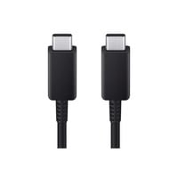 Samsung USB 2.0 Kabel EP-DX510 (5A), USB-C Stecker > USB-C Stecker schwarz, 1,80 Meter, PD, Laden mit bis zu 100 Watt