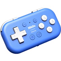 8BitDo Micro Bluetooth Gamepad blau, für Nintendo Switch, Android, Raspberry Pi