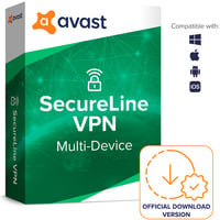 Avast SecureLine VPN, Sicherheit-Software 10 Lizenzen, 1 Jahr