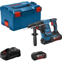 Bosch Akku-Bohrhammer GBH 36 VF-LI Plus Professional blau/schwarz, 2x Li-Ionen Akku 6,0Ah, in L-BOXX