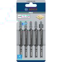 Bosch Stichsägeblatt T 144 DP Precision for Wood, 100mm 5 Stück