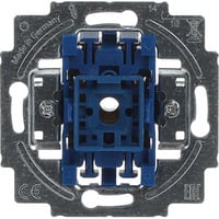 Busch-Jaeger Ausschalter Einsatz zweipolig blau, Retail