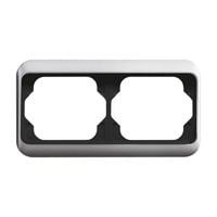 Busch-Jaeger Rahmen zwei-fach alpha waagerecht titan, Retail