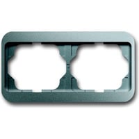 Busch-Jaeger Rahmen zwei-fach alpha waagerecht titan, Retail