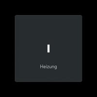 Busch-Jaeger Wippe mit roter Kalotte schwarz, Retail