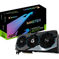 GIGABYTE GeForce RTX 4070 SUPER AORUS MASTER 12G, Grafikkarte DLSS 3, 3x DisplayPort, 1x HDMI 2.1