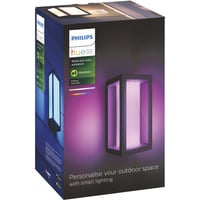 Philips HUE White & Color Ambiance Impress Outdoor Wandleuchte, LED-Leuchte schwarz