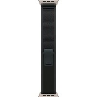 Apple 49 mm Trail Loop, Uhrenarmband schwarz/titan, Größe M/L