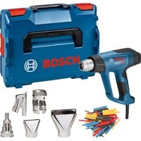 Bosch Professional Heißluftgebläse GHG 23-66 Professional + 5-teilges Zubehör blau/schwarz, 2.300 Watt, L-BOXX