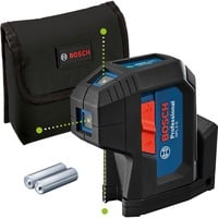 Bosch Punktlaser GPL 3 G Professional blau/schwarz, grüne Laserpunkte