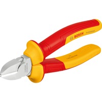 Bosch VDE Diagonal-Seitenschneider Professional 160mm, Schneid-Zange rot/gelb