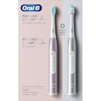 Braun Oral-B Pulsonic Slim Luxe 4900, Elektrische Zahnbürste roségold/platin, inkl. 2. Handstück