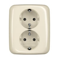 Busch-Jaeger Schutzkontakt-Doppelsteckdose Retail