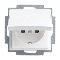 Busch-Jaeger Schutzkontaktsteckdose Einsatz 20 EUKNB-914 weiß, Retail