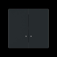 Busch-Jaeger Wippe mit zwei Wippenhälften schwarz, Retail