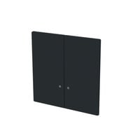 Busch-Jaeger Wippe mit zwei Wippenhälften schwarz, Retail