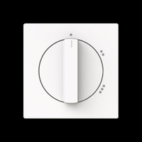 Busch-Jaeger Zentralscheibe mit Drehgriff, Abdeckung weiß, Retail