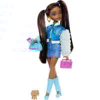 Mattel Barbie Dream Besties Brooklyn Modepuppe mit Zubehör zum Thema Video und Musik