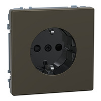 Merten Schutzkontaktsteckdose mit Steckklemmen bronze, Retail