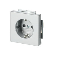 0 Schutzkontaktsteckdose Einsatz 20 EUCRB-83 aluminium, Retail