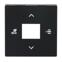 0 Zentralscheibe matt, Abdeckung schwarz, Retail