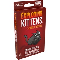 Asmodee Exploding Kittens - 2-Spieler-Edition, Kartenspiel 