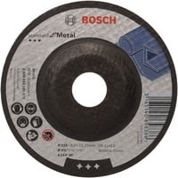 Bosch Schruppscheibe Standard for Metal, Ø 115mm, Schleifscheibe Bohrung 22,23mm,  A 24 P BF, gekröpft