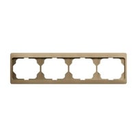 Busch-Jaeger Rahmen vierfach waagerecht 1724 KA-21, Abdeckung bronze, Retail