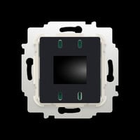 Busch-Jaeger Raumtemperaturregler Einsatz Typ 1094 USITA-Bluetooth mit Display und Touchbedienung, Heizungsthermostat edelstahl, Retail