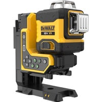 DEWALT Akku-Multilinienlaser 3x360° DCLE34035B, 18Volt, mit Fernbedienung, Kreuzlinienlaser schwarz/gelb, mit grünen Laserlinien, ohne Akku und Ladegerät