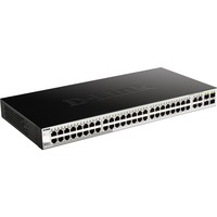 D-Link DGS-1210-48/E, Switch silber/schwarz, 4 Gigabit-Combo-Ports