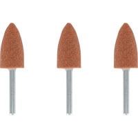 Dremel Korund-Schleifspitze 9,5 mm (952), Schleifstift 3 Stück, Schaft Ø 3,2mm