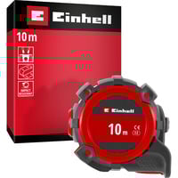 EINHELL Bandmaß, 10 Meter schwarz/rot
