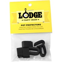 Lodge Topf Protektoren schwarz, 6 Stück
