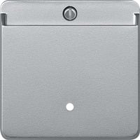 Merten Card Schalter beleuchtbar aluminium, Retail