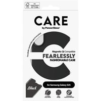 PanzerGlass Fearlessly Fashionable Case, Handyhülle schwarz, Samsung Galaxy S25, QI-kompatibel