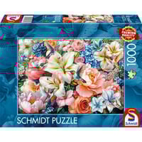 4001504588915 - Blumen in Pastell Puzzle